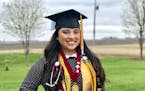 Melinda Kassandra Lopez, 18, stayed focused in her quest for dual degrees.