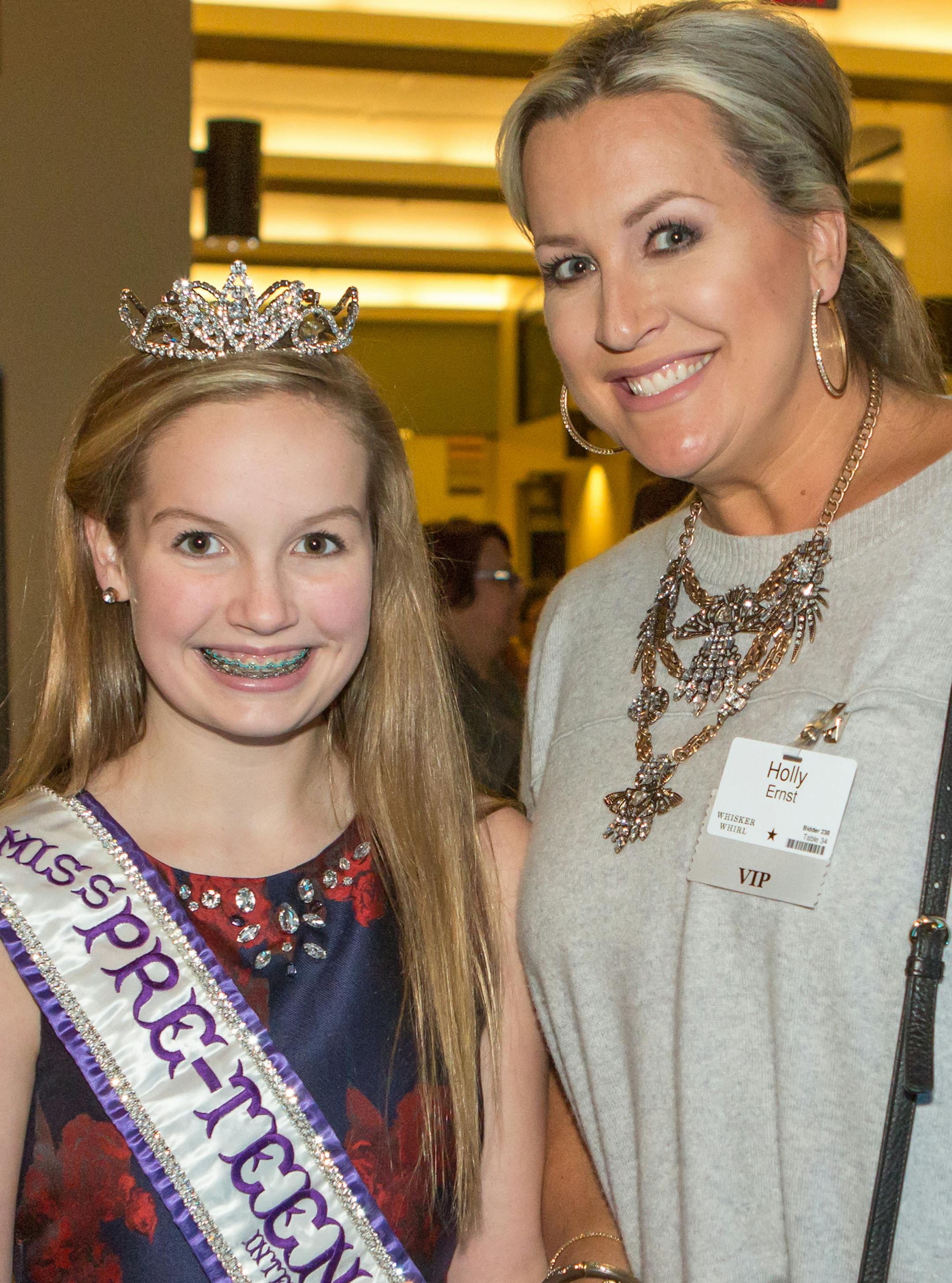 Ava and Holly Ernst attend Whisker Whirl. [ Special to Star Tribune, photo by Matt Blewett, Matte B Photography, matt@mattebphoto.com, February 25, 2017, Whisker Whirl: A Gala to benefit Animal Humane Society, International Market Square, Minneapolis, Minnesota, SAXO FACE031217 1002866434