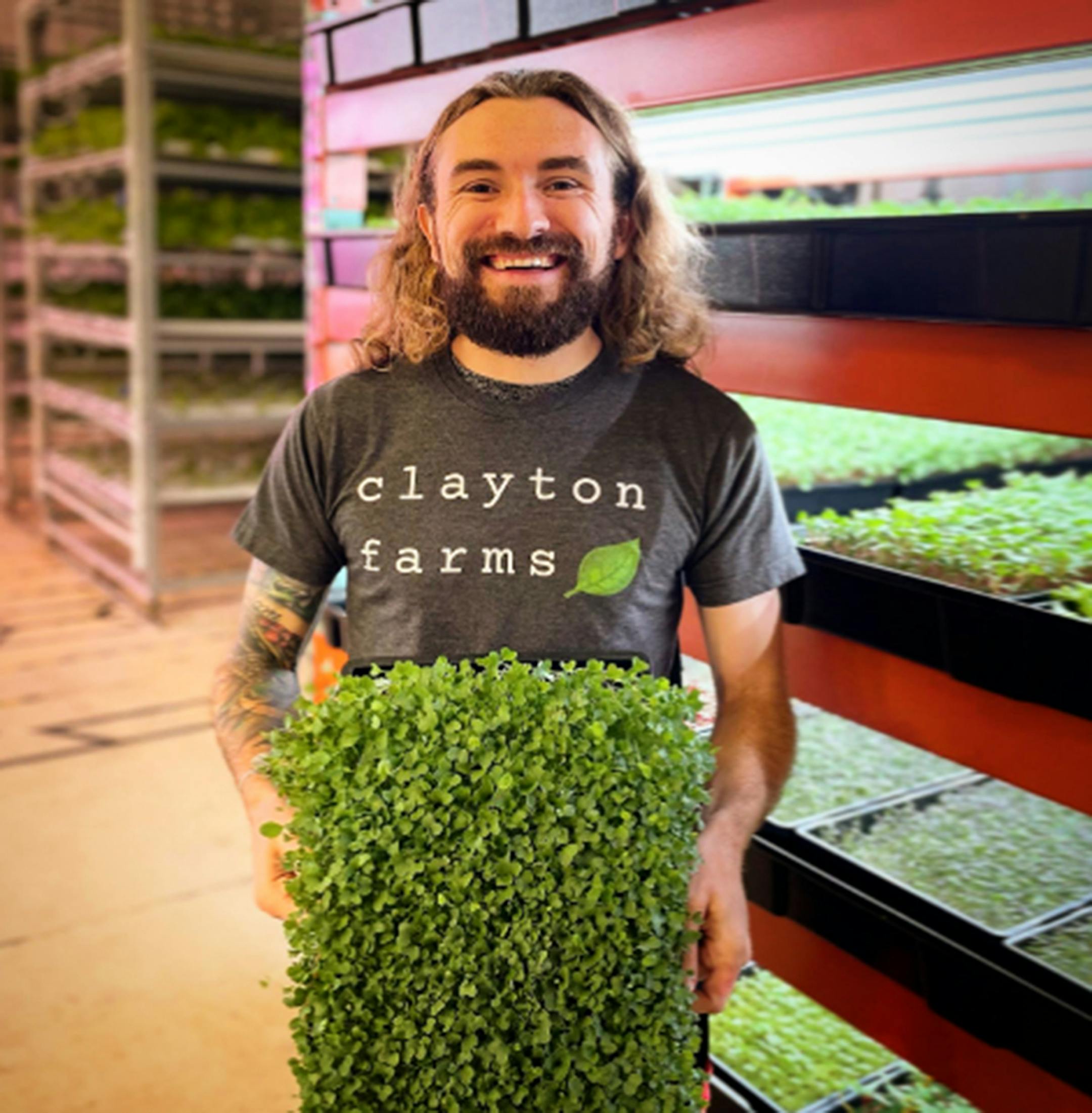 Clayton Mooney, co-owner and CEO of Clayton Farms. Provided.