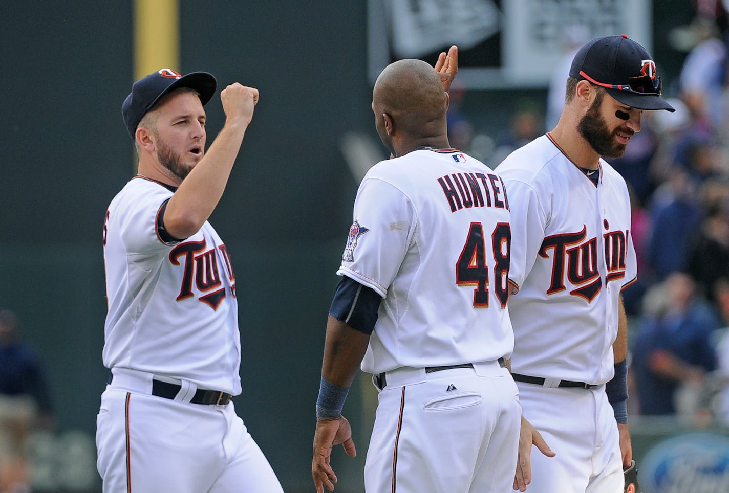 Glen Perkins, left, has a 2.73 ERA and 32 saves but has not been the Twins closer since coming down with back and neck injuries over the past month.