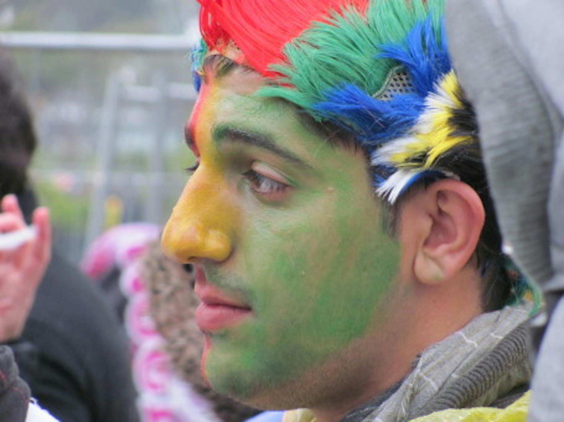 Soccer fan at the Portugal vs. Korea match.