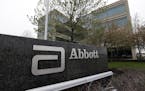 A sign at an Abbott Laboratories campus facility is seen in Lake Forest, Ill.