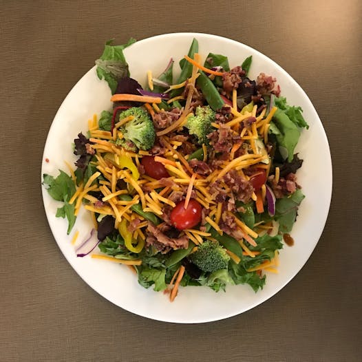 A make-your-own salad from Hyvee in New Hope.