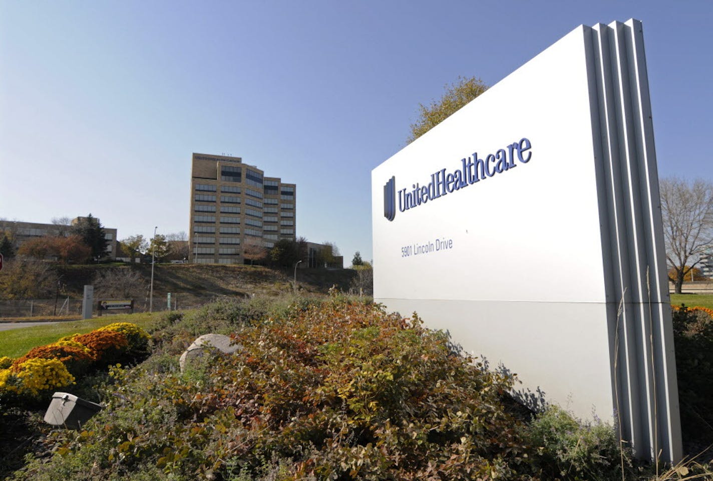 The UnitedHealth Group Inc.'s campus in Minnetonka.