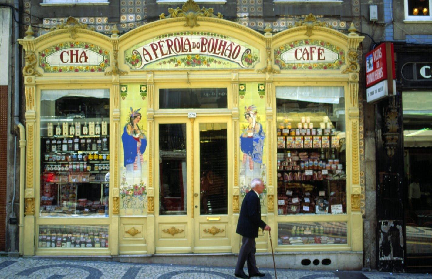 A beautiful delicatessen in Porto, Portugal.