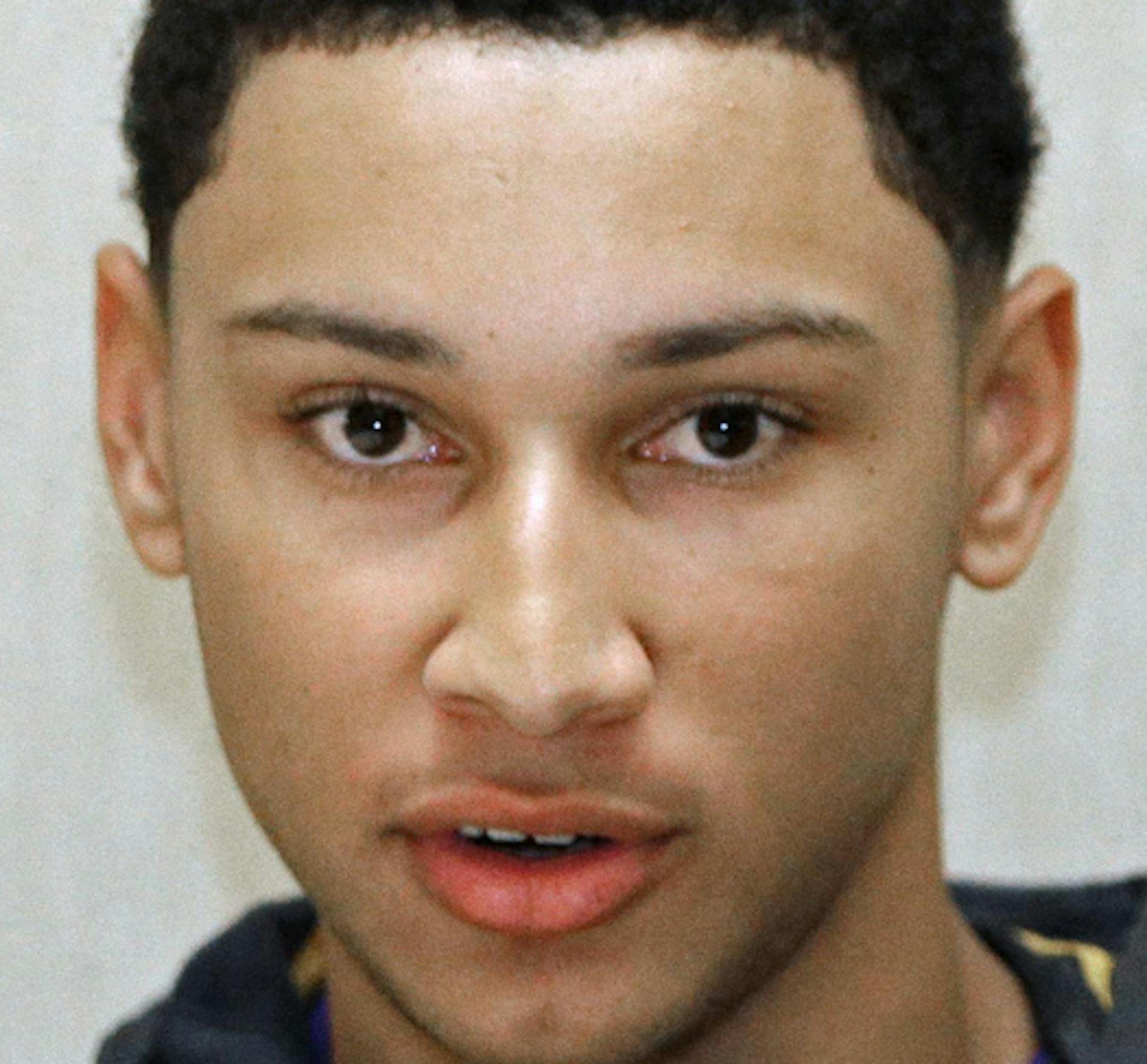 FILE - From left are file photos showing Kris Dunn, Providence; Buddy Hield, Oklahoma; Georges Niang, Iowa State; Ben Simmons, LSU; and Kyle Wiltjer, Gonzaga. Seniors Kyle Wiltjer of Gonzaga, Georges Niang of Iowa State and Buddy Hield of Oklahoma have been selected to The Associated Press preseason All-American team. Junior Kris Dunn of Providence and freshman Ben Simmons of LSU round out the team released Monday, Nov. 9, 2015. (AP Photo/File)