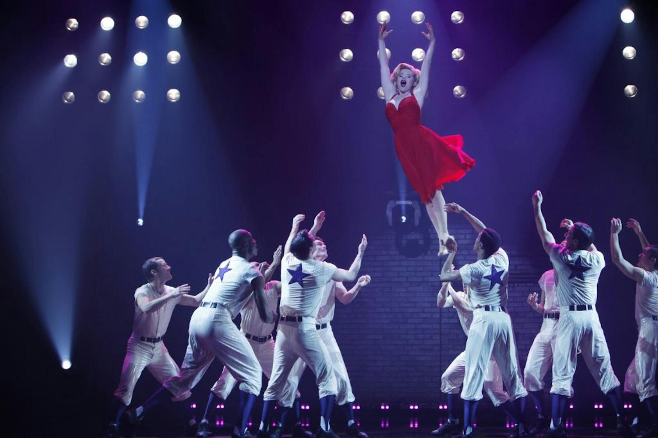 Megan Hilty in a musical number in "Smash"