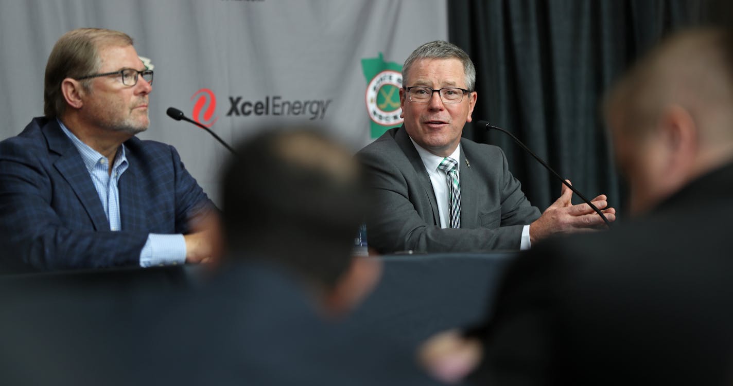 Minnesota Wild owner Craig Leipold and new GM Paul Fenton enter this weekend's NHL draft with eight selections.