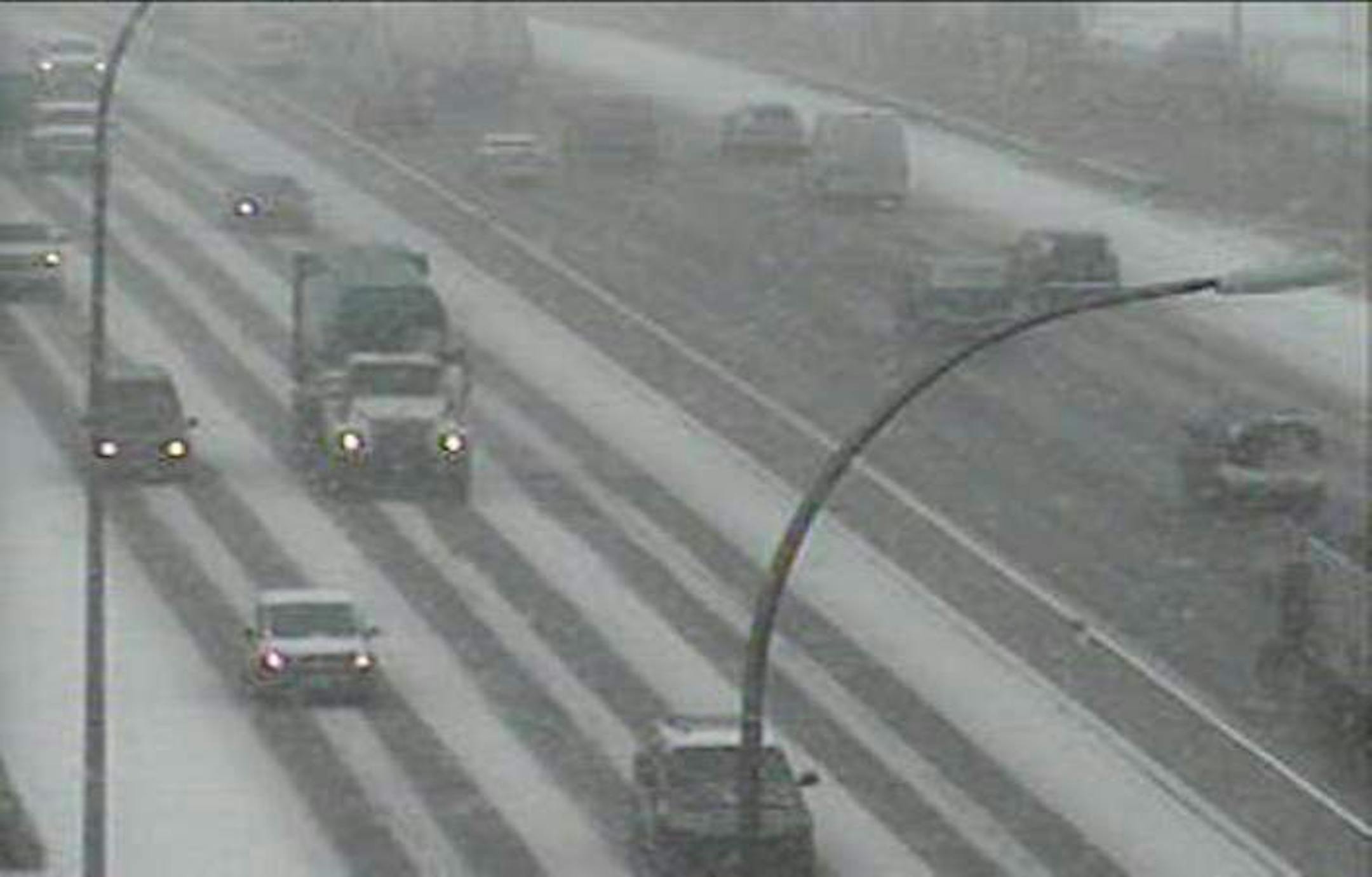I-494 eastbound at 12th Avenue on Wednesday morning.
