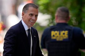 Hunter Biden arrives for a court appearance on May 24, in Wilmington, Del.