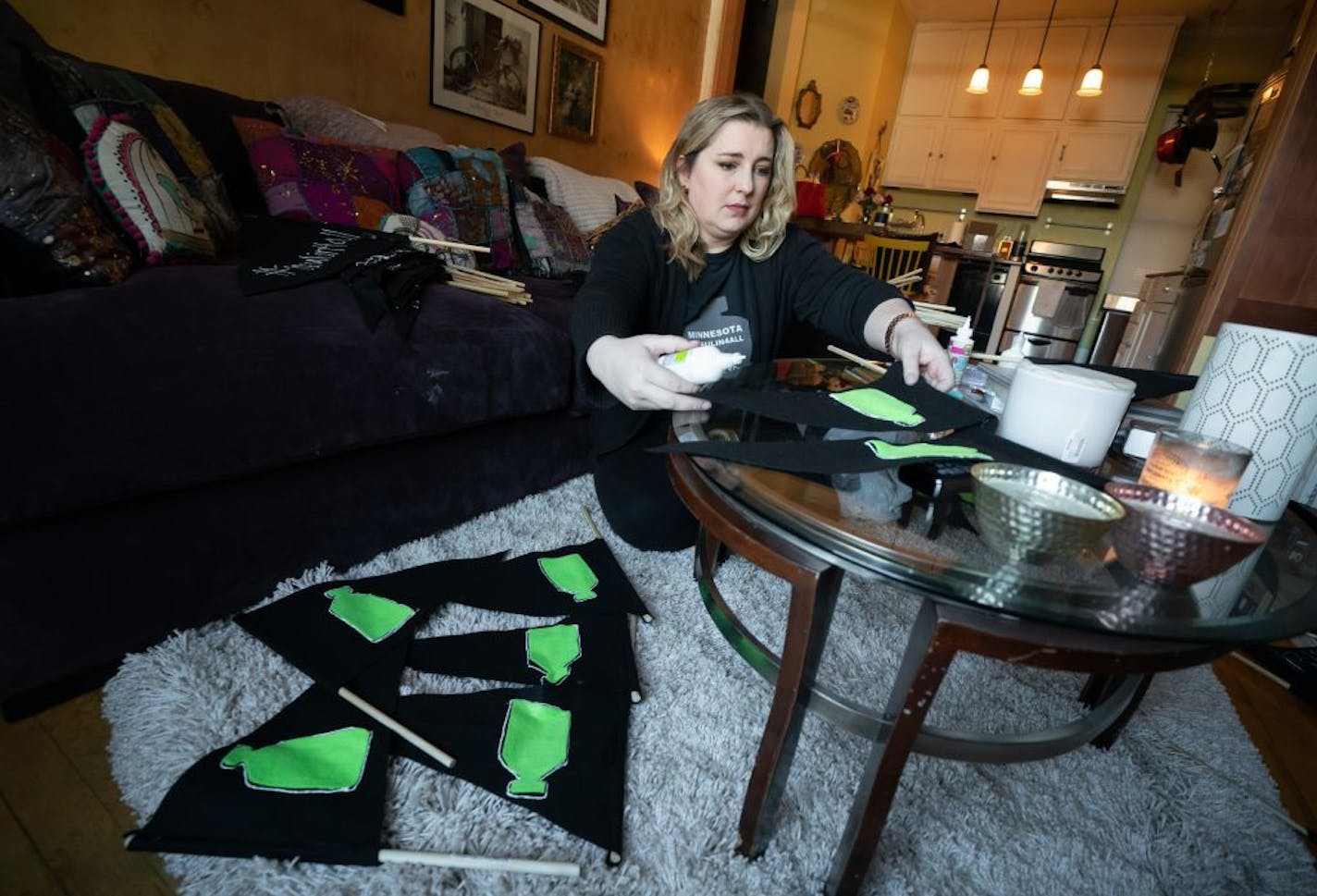 "You have to pony up that money or you are going to jeopardize your life," said Quinn Nystrom, who has type 1 diabetes and who made pennants for a Capitol rally on insulin prices.