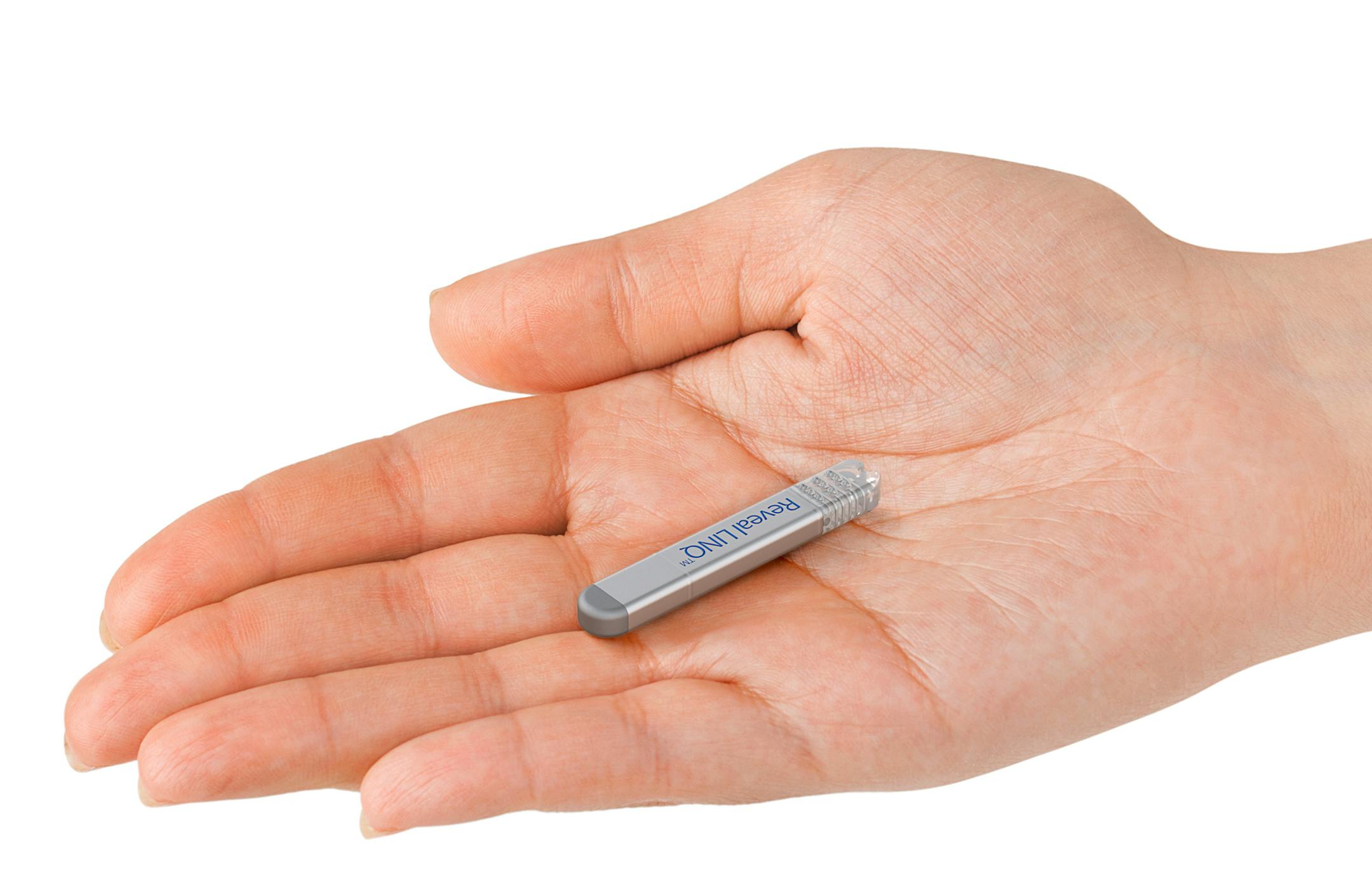 The Linq cardiac monitor is thinner than a AAA battery.