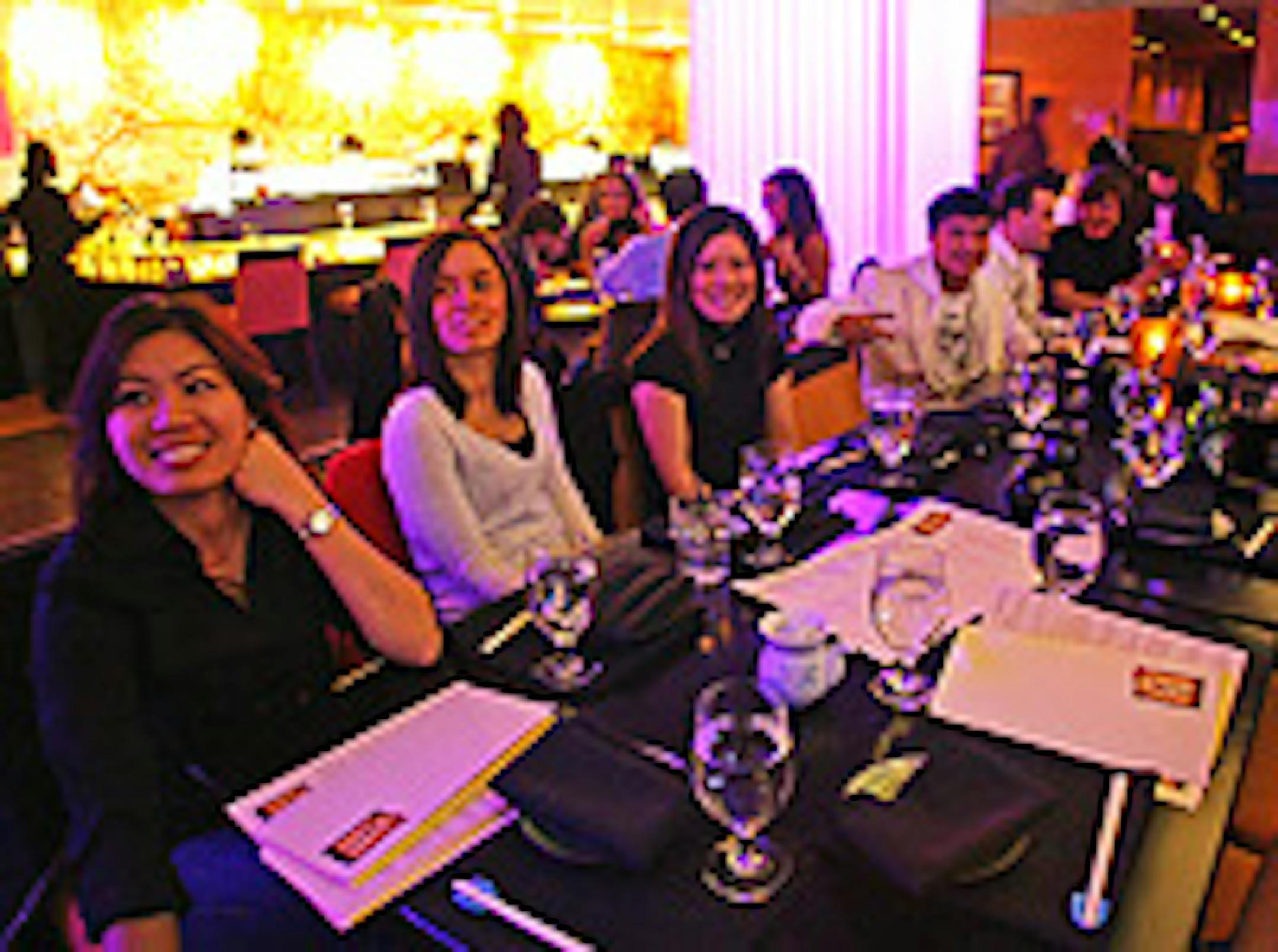 Patrons of Seven Sushi at 7th and Hennepin in downtown Minneapolis.