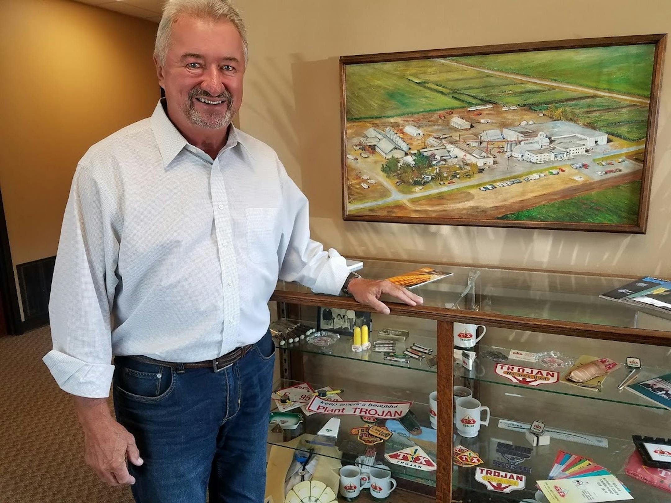 Agribusiness and biotech research are still a mainstay of Olivia's economy. Bob Thurston is founder and former owner of Thurston Genetics. He's concerned about stereotypes embraced by urban elites about agribusiness.