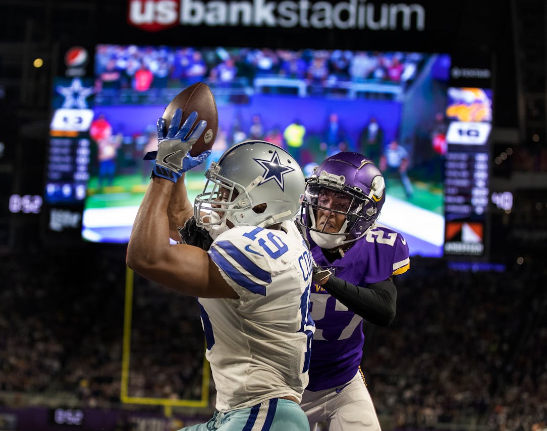 Cooper-to-Cooper touchdown pass sends Vikings to last-minute