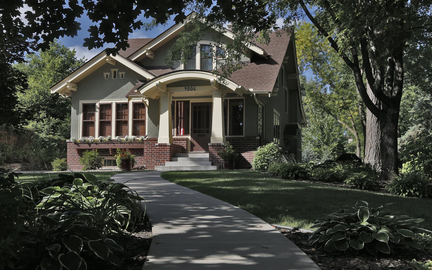 Edina will host the Historic Home Tour which showcases various era homes in an effort to discourage demolishing homes of historic significance. Exterior of home at 4006 44th St. W. in Edina. (MARLIN LEVISON/STARTRIBUNE(mlevison@startribune.com)