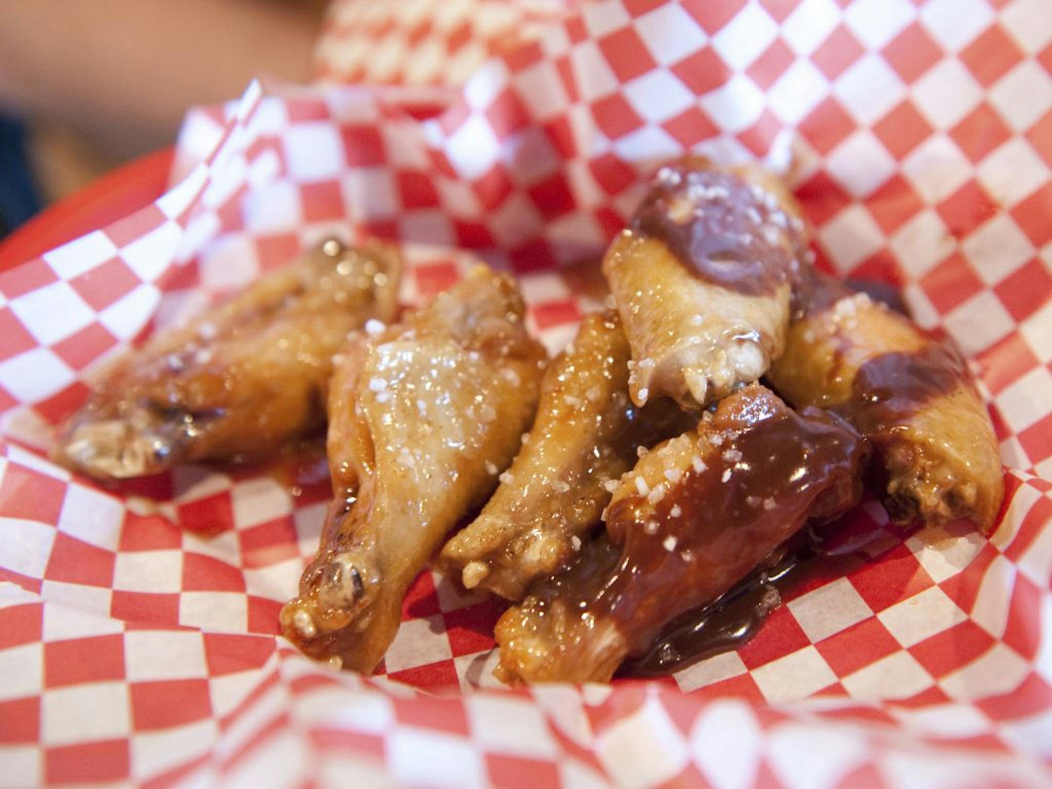 BECCA DILLEYCaramel delight wings at the D Spot.