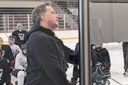 Ken Klee took over as PWHL Minnesota’s coach on Wednesday, leading the team through practice at Tria Rink.