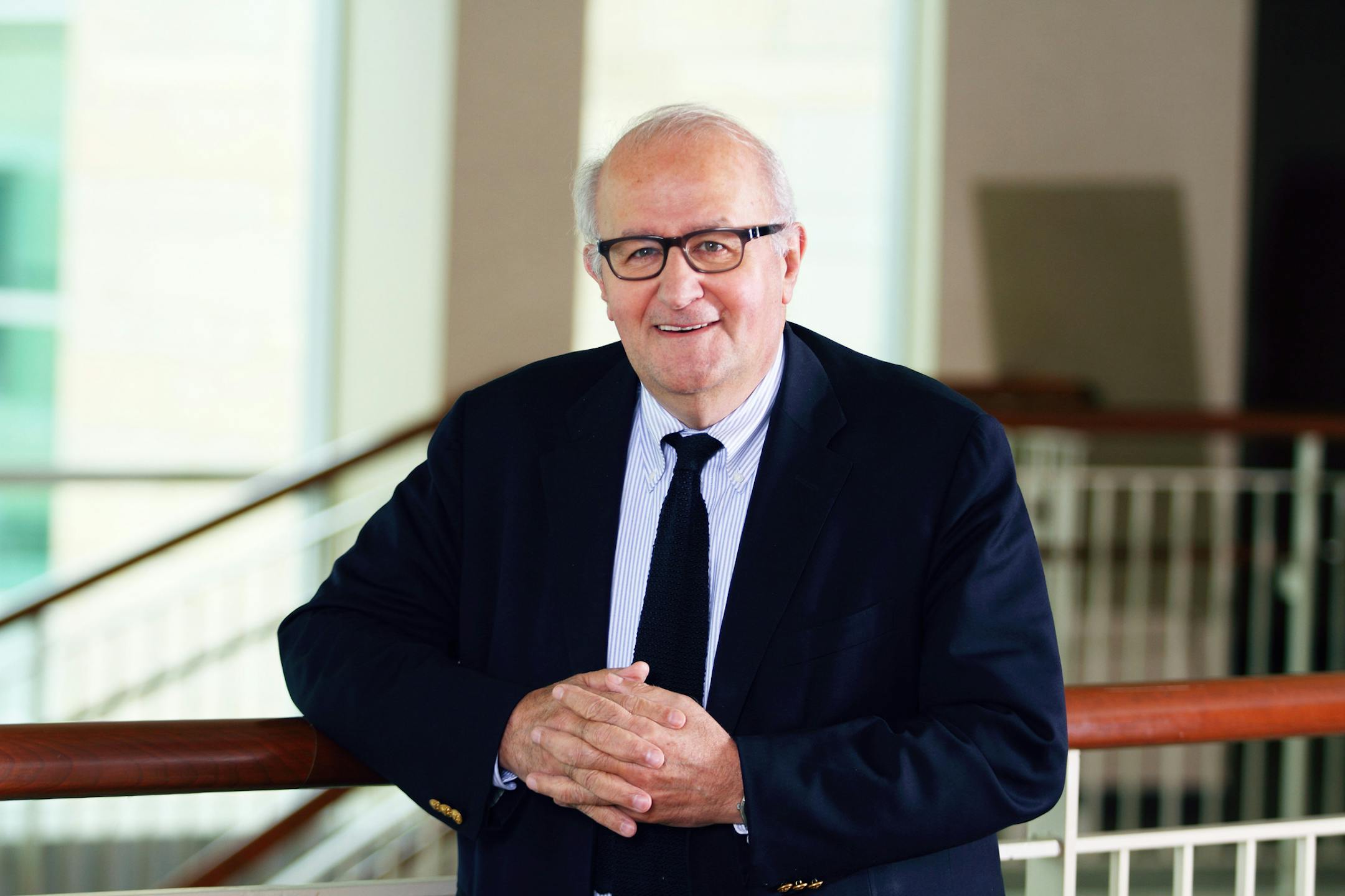 Environmental portrait of Jack Militello taken on Friday, April 12, 2013 on the Minneapolis campus of the University of St. Thomas.