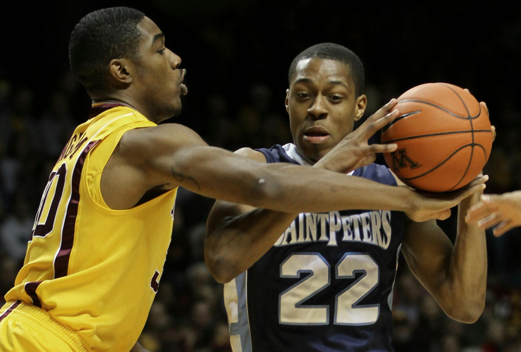 Minnesota's Andre Ingram (left)