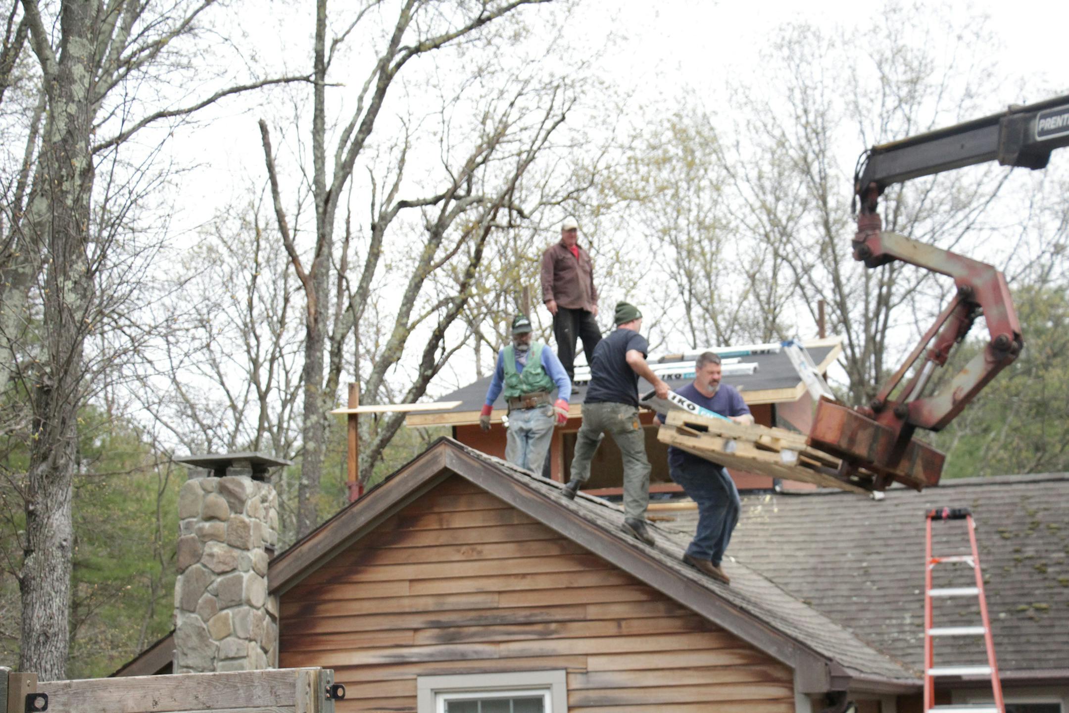 New roofing materials arrive just in time for a summer renovation project. (Handout/TNS) ORG XMIT: 1185976