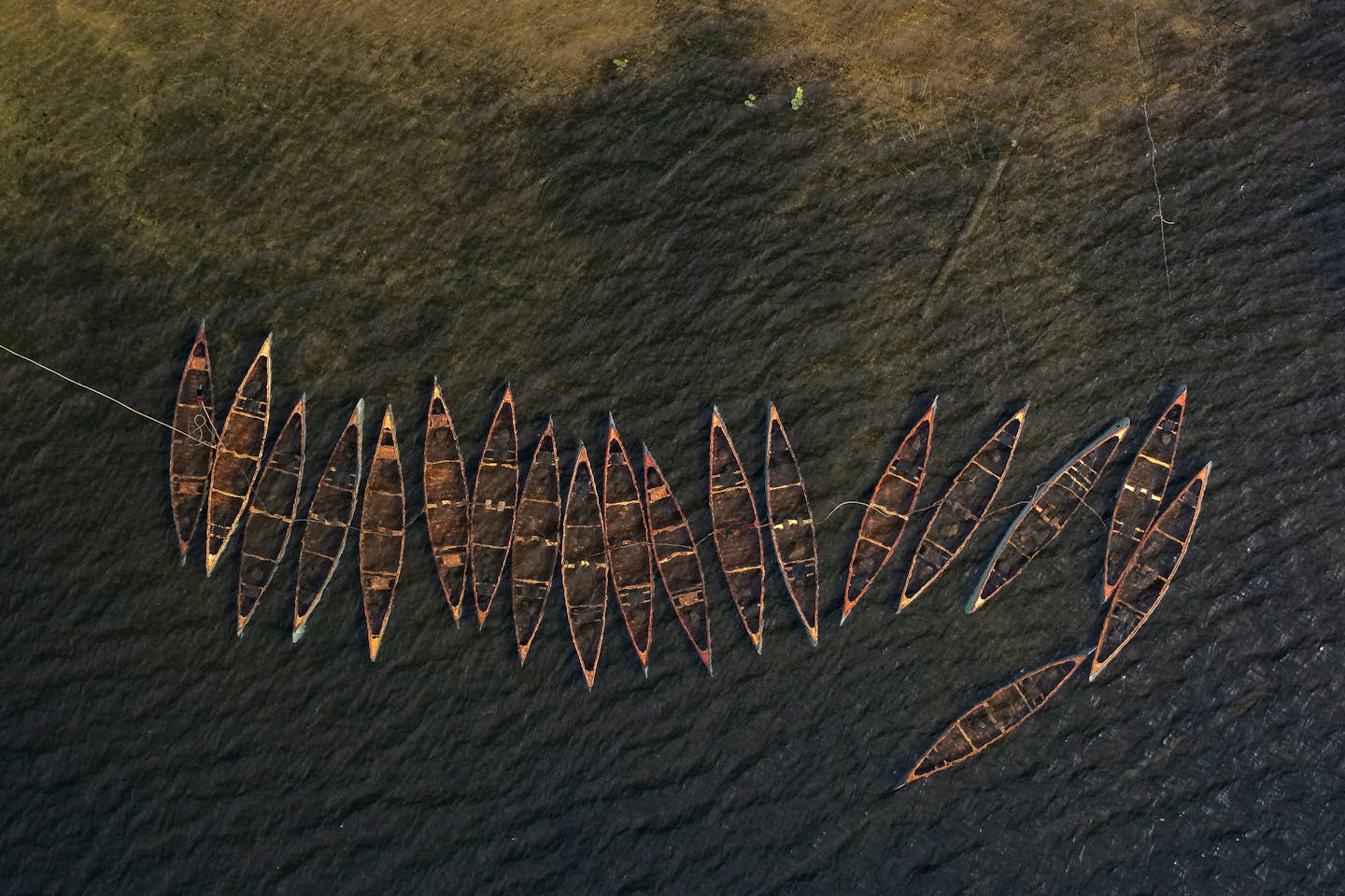 MN YMCA camp sinks wooden canoes to save them from BWCA fires