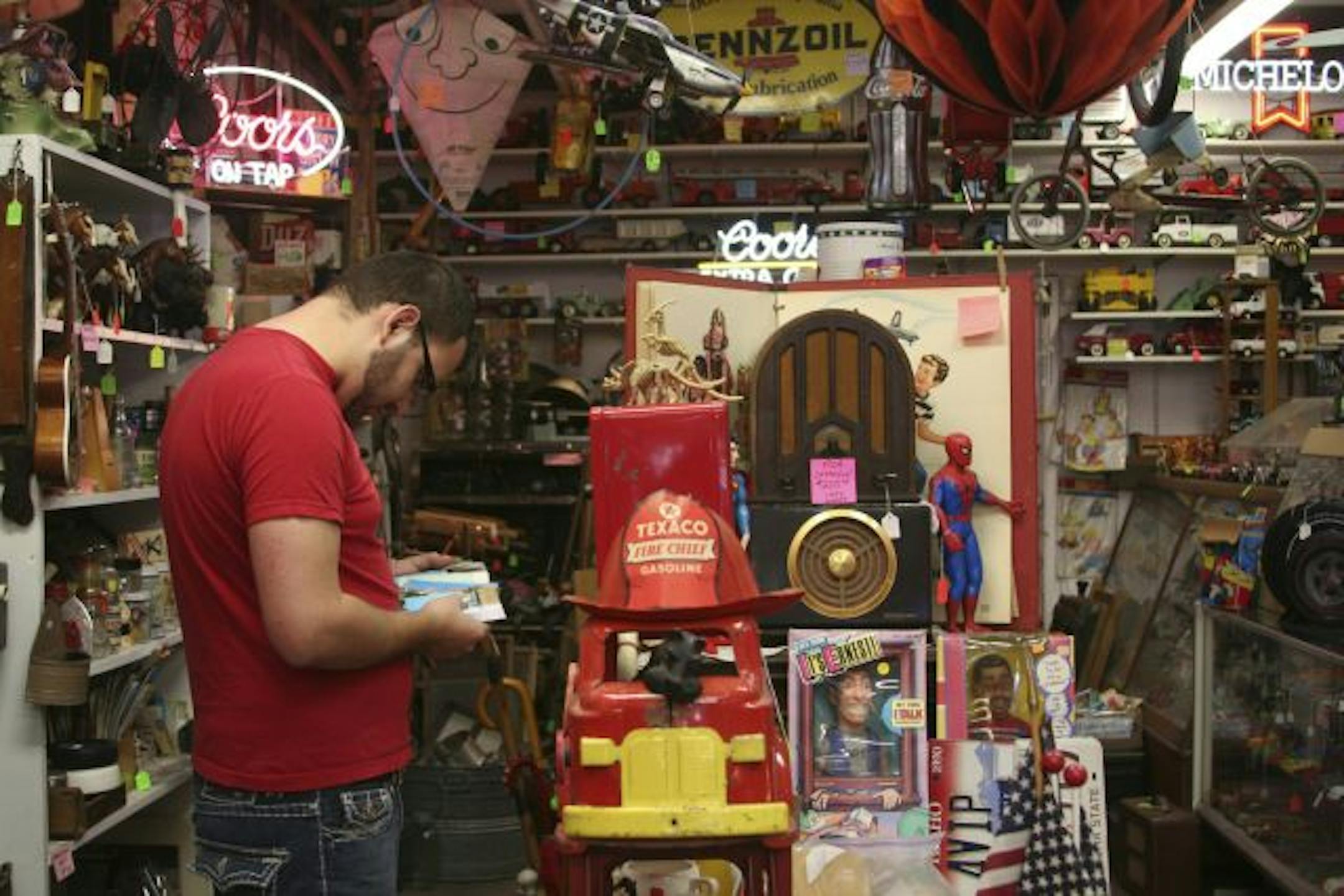 Jitterbug Antiques and Toys, near the intersection of Third and Third, is a treasure chest of history and kitsch in downtown Salt Lake City, Utah.