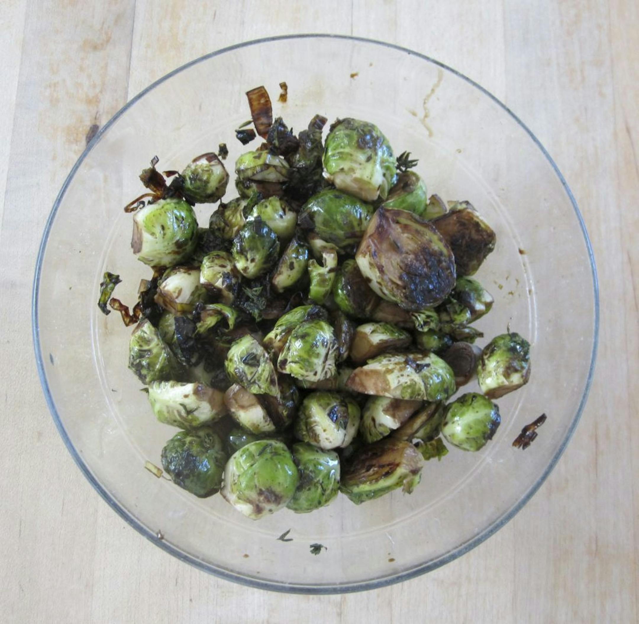 Sauteing and then roasting Brussels sprouts brings out their sweetness in this puff pastry tart recipe.