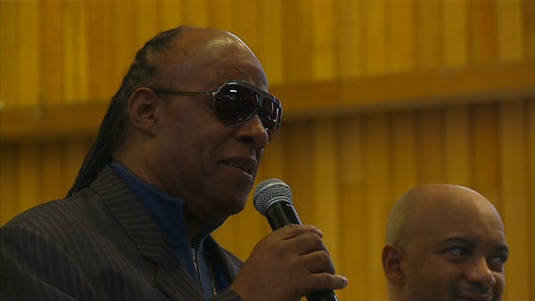 Stevie Wonder stopped by New Salem Baptist Church in north Minneapolis on Palm Sunday and unleashed a soulful interpretation of a gospel favorite. Pho