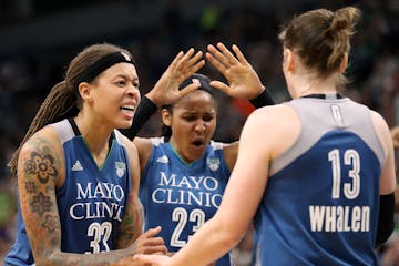 Lynx leaders (from left) Seimone Augustus, Maya Moore and Lindsay Whalen are still motivated to be the WNBA's best.