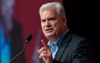Republican U.S. Rep. Tom Emmer spoke at the second day of the Republican state convention in Duluth. ] GLEN STUBBE &#x2022; glen.stubbe@startribune.co