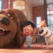 Duke (voiced by Eric Stonestreet), Liam (Henry Lynch) and Max (Patton Oswalt) in "The Secret Life of Pets 2."