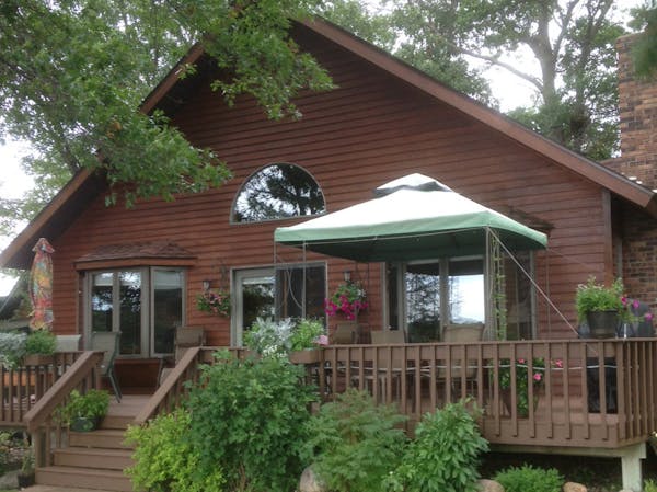 The Elie family cabin on Crosslake, for Outdoors Weekend.
