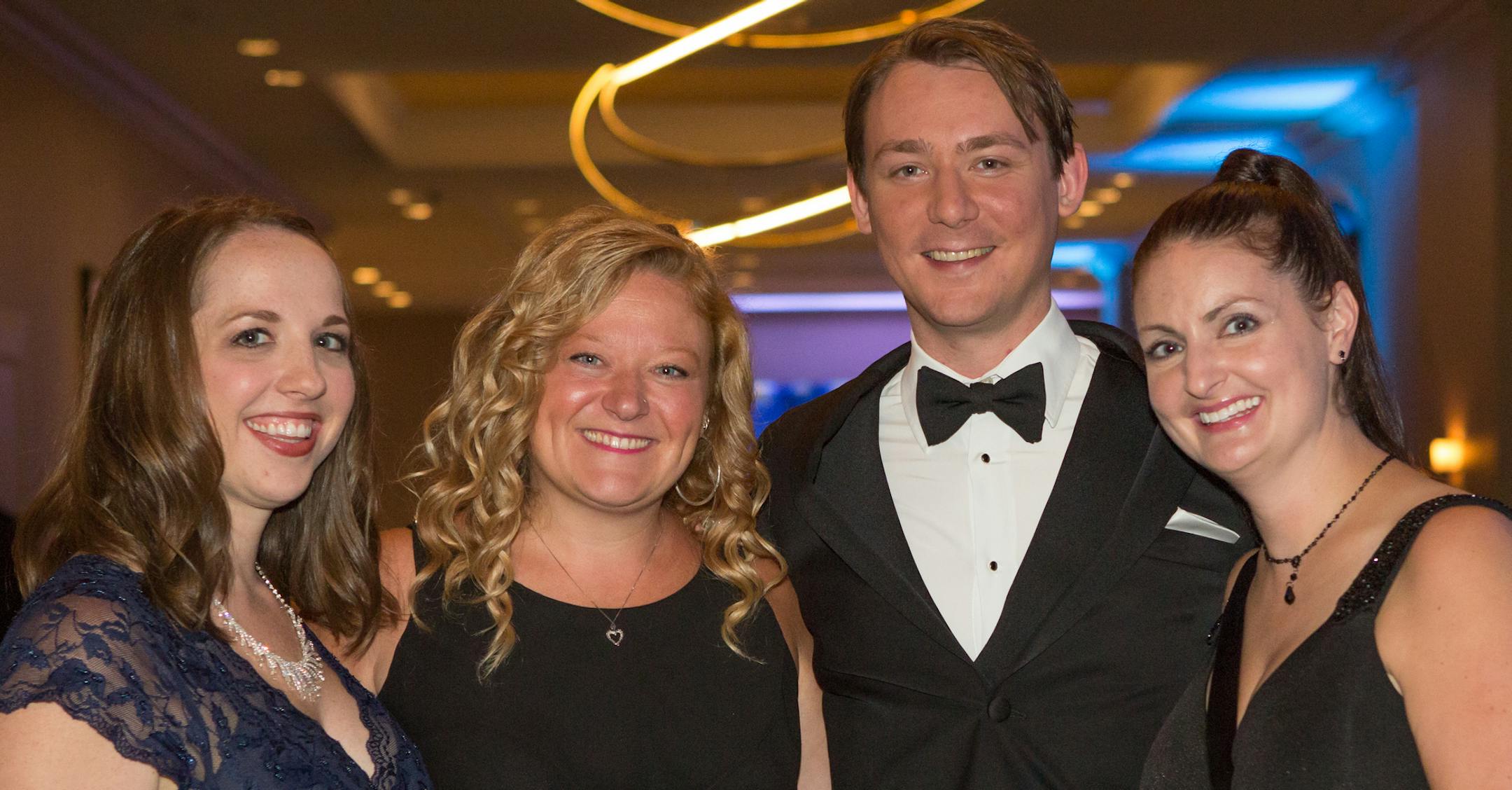 Stephanie Braulick, Allison Spainhower, Mark Thompson and Kristi Luebke.