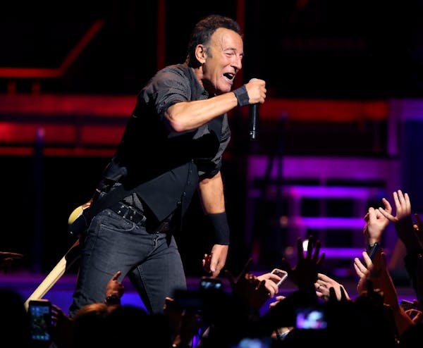 Bruce Springsteen performed with E Street Band during their River Tour in 2016 at the United Center in Chicago, Ill. 
