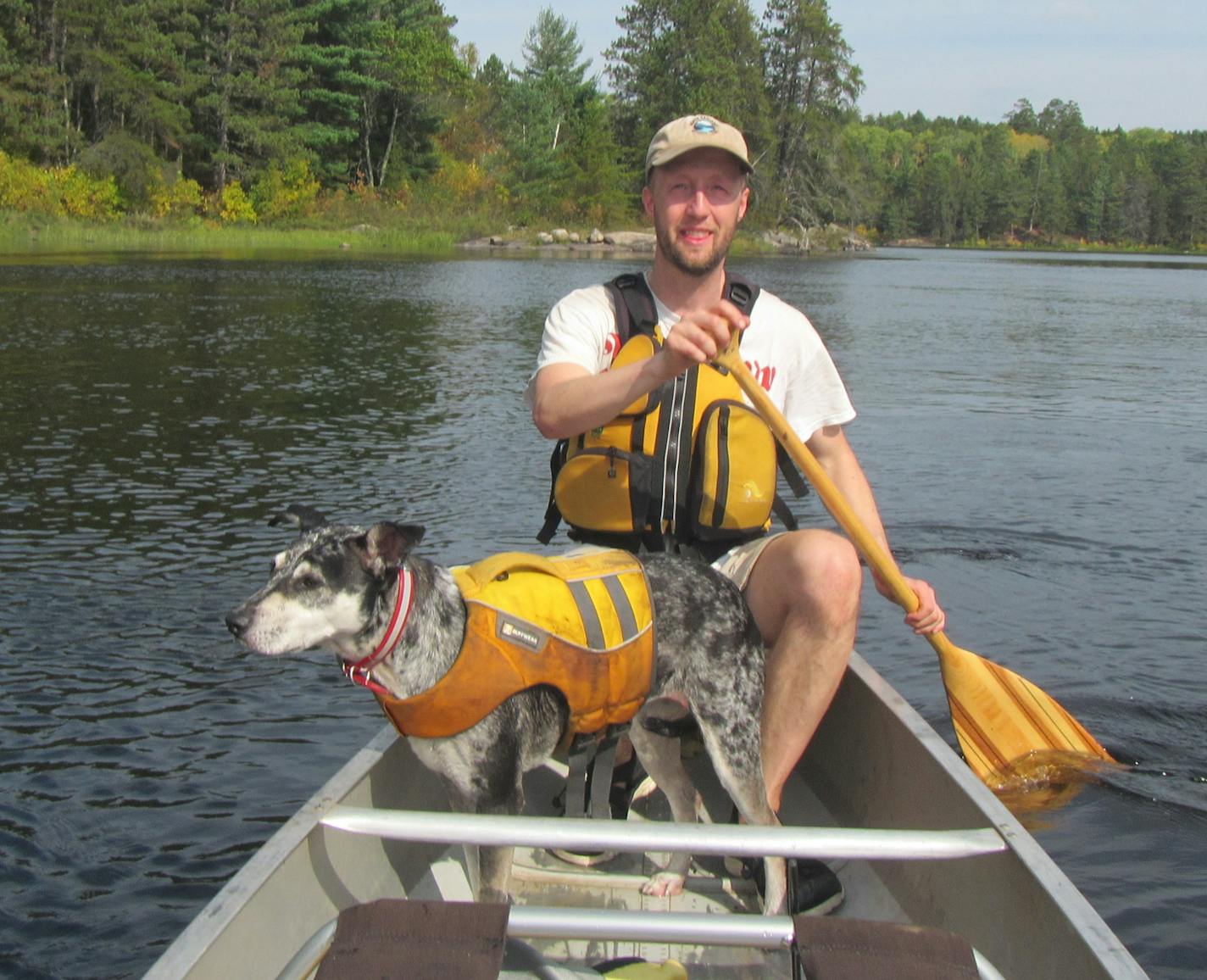 John Lundquist of Minneapolis was reunited with his dog, Lindsey, after a clap of thunder sent the family pet on a the run for four weeks.