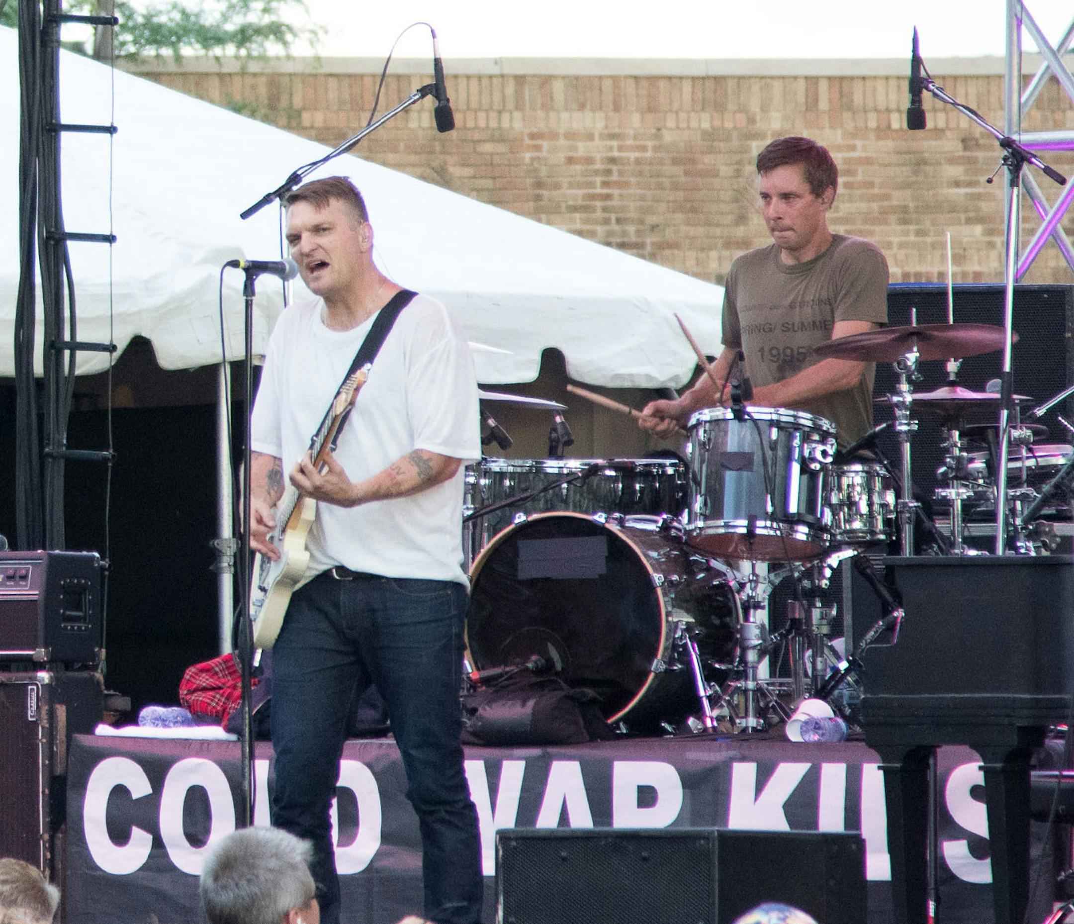 Cold War Kids performs on the PreferredOne Stage on day one of the 2016 Basilica Block Party on July 8, 2016 at the Basilica in Minneapolis, Minn. [ Special to Star Tribune, photo by Matt Blewett, matt@mattebphoto.com, Basilica Block Party 2016, 550335 BASILICA070916