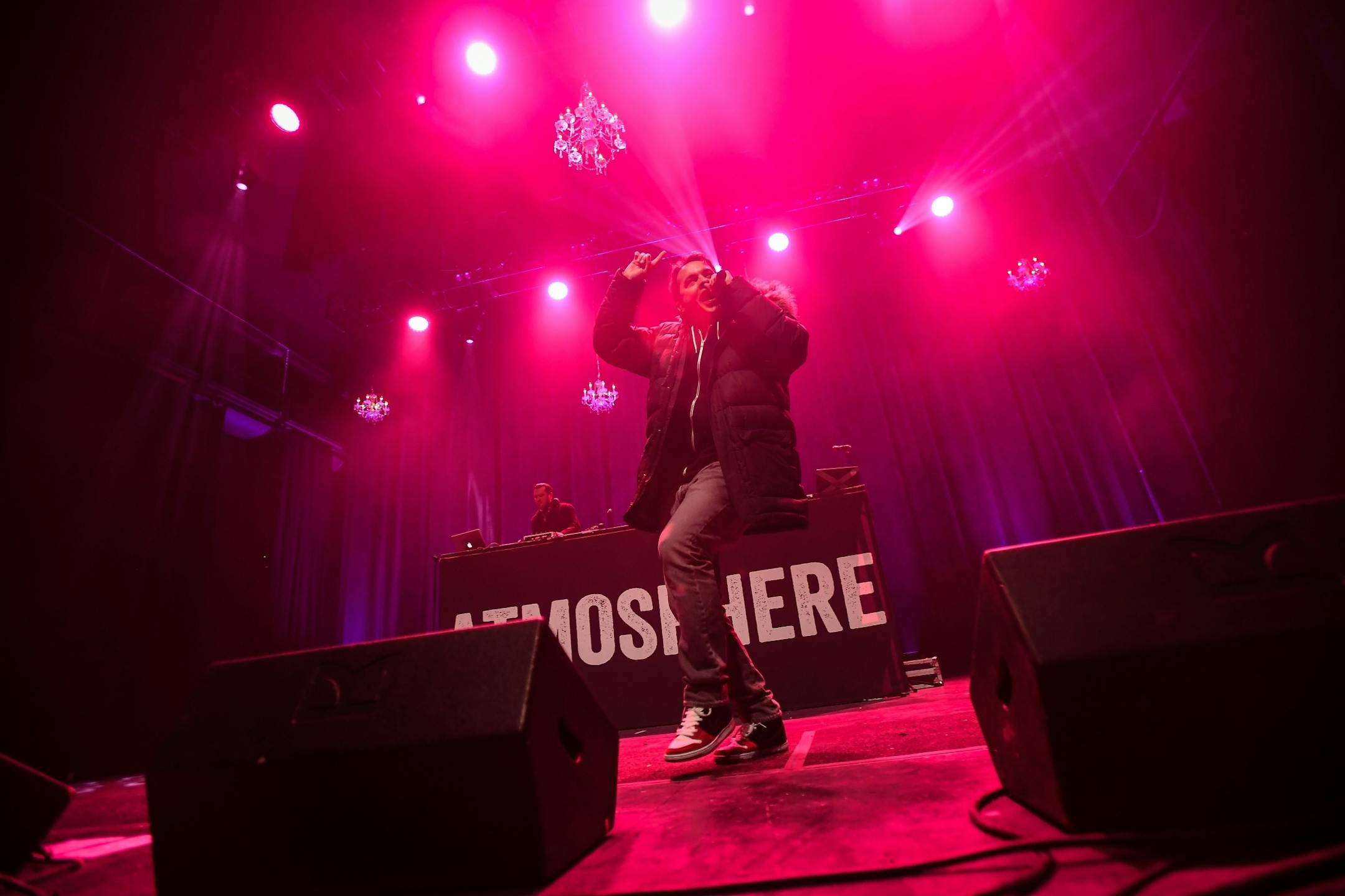 Atmosphere performed Friday night at the Palace Theatre.