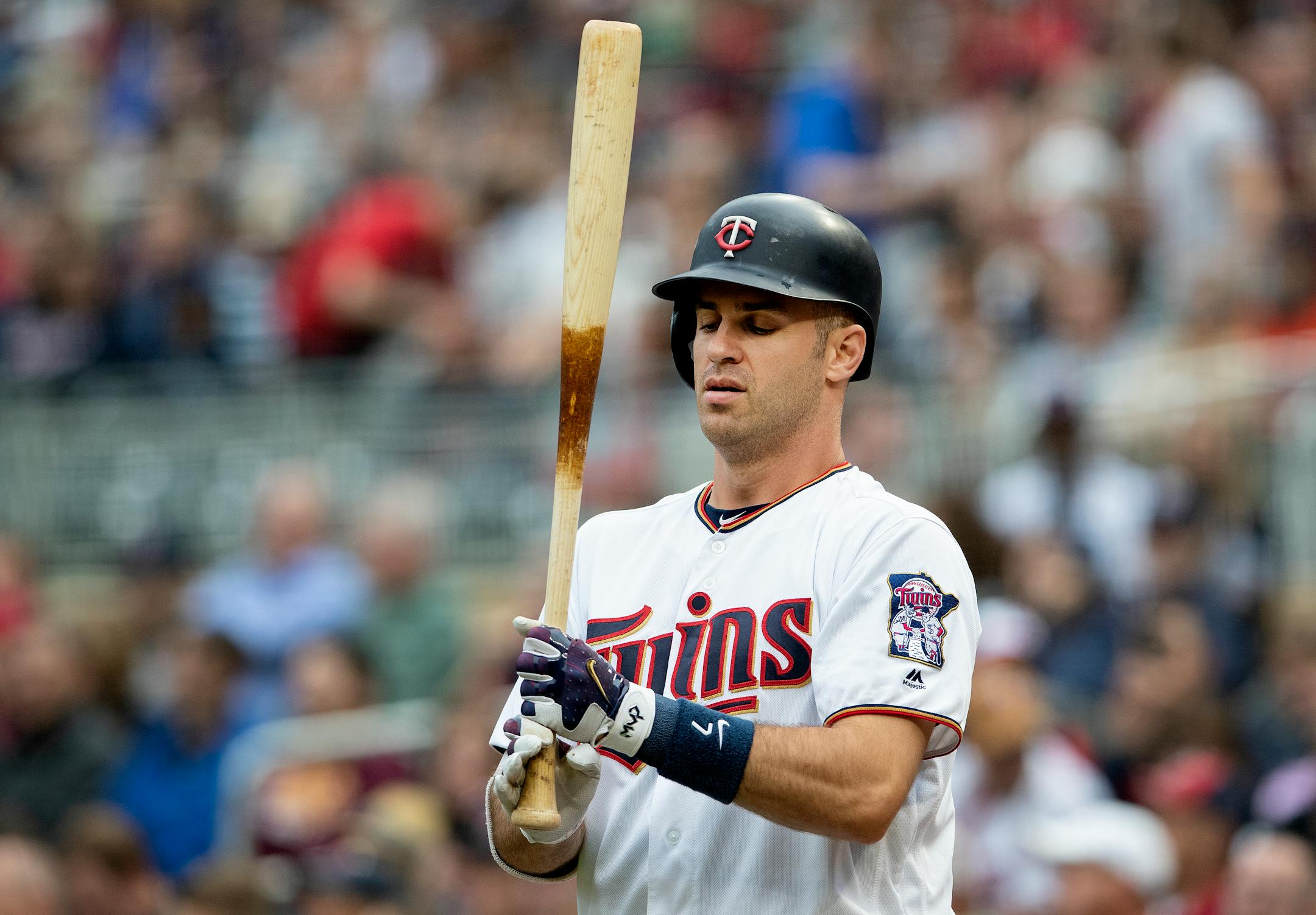 Twins first baseman Joe Mauer