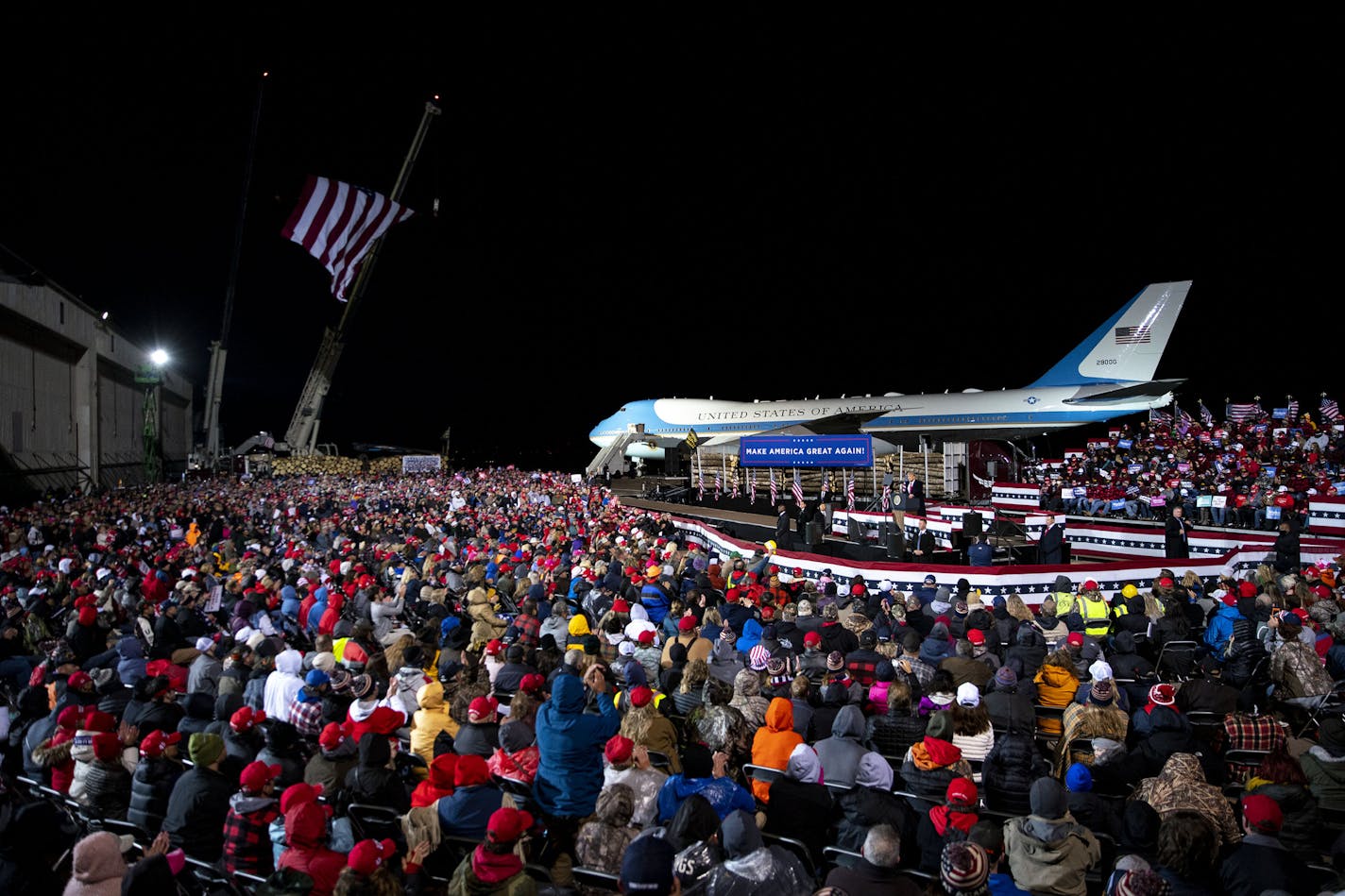 President Donald Trump visited Duluth on Wednesday, Sept. 30, 2020.