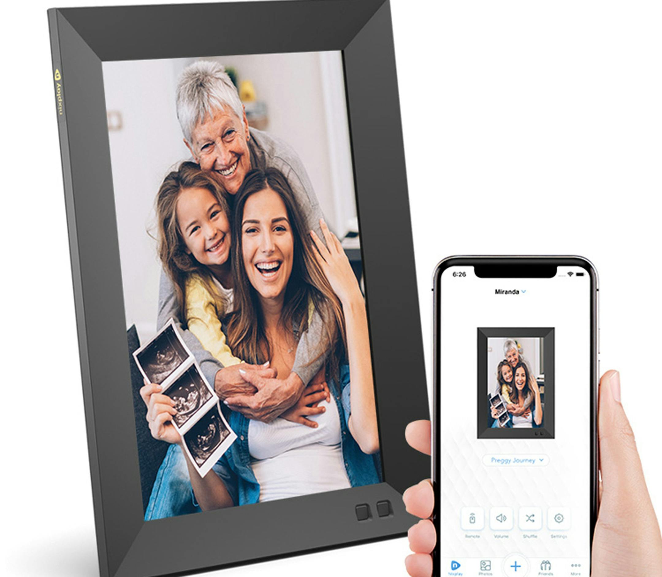 Nixplay frames have 8GB of storage. (Handout/TNS) ORG XMIT: 1769993