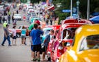 The streets were packed with vintage cars and enthusiasts during Minnesota Street Rod Association's Back to the 50's Weekend at the Minnesota State Fa