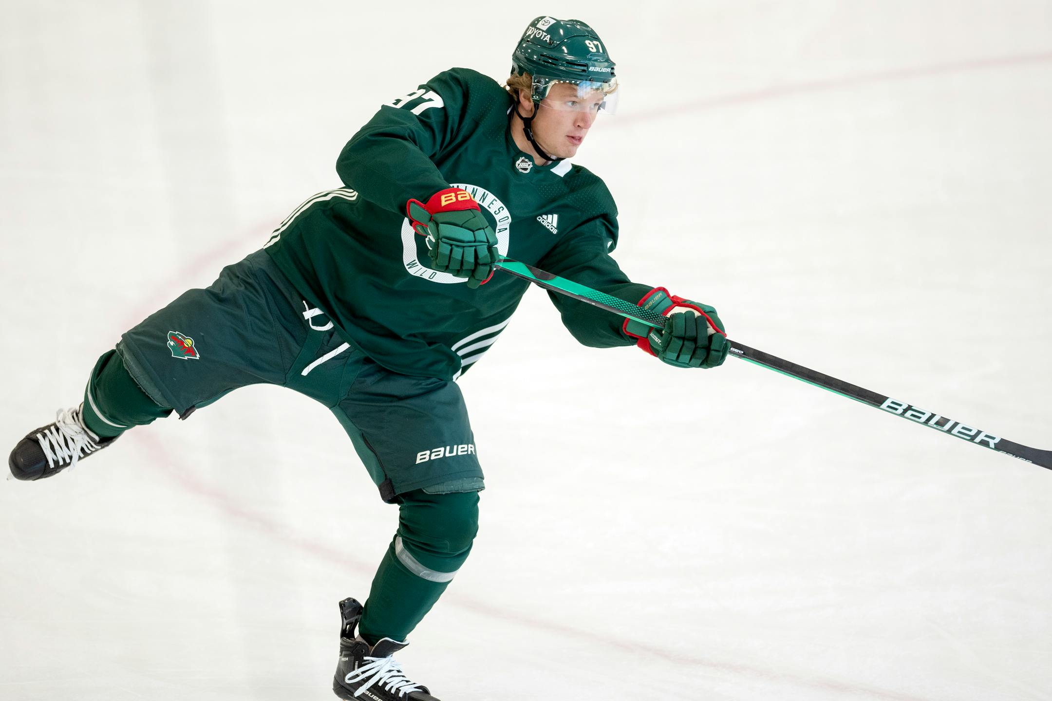 Kirill Kaprizov (97) during Minnesota Wild training camp Thursday, September 21, 2023, at TRIA Rink in St. Paul, Minn. ] CARLOS GONZALEZ • carlos.gonzalez@startribune.com