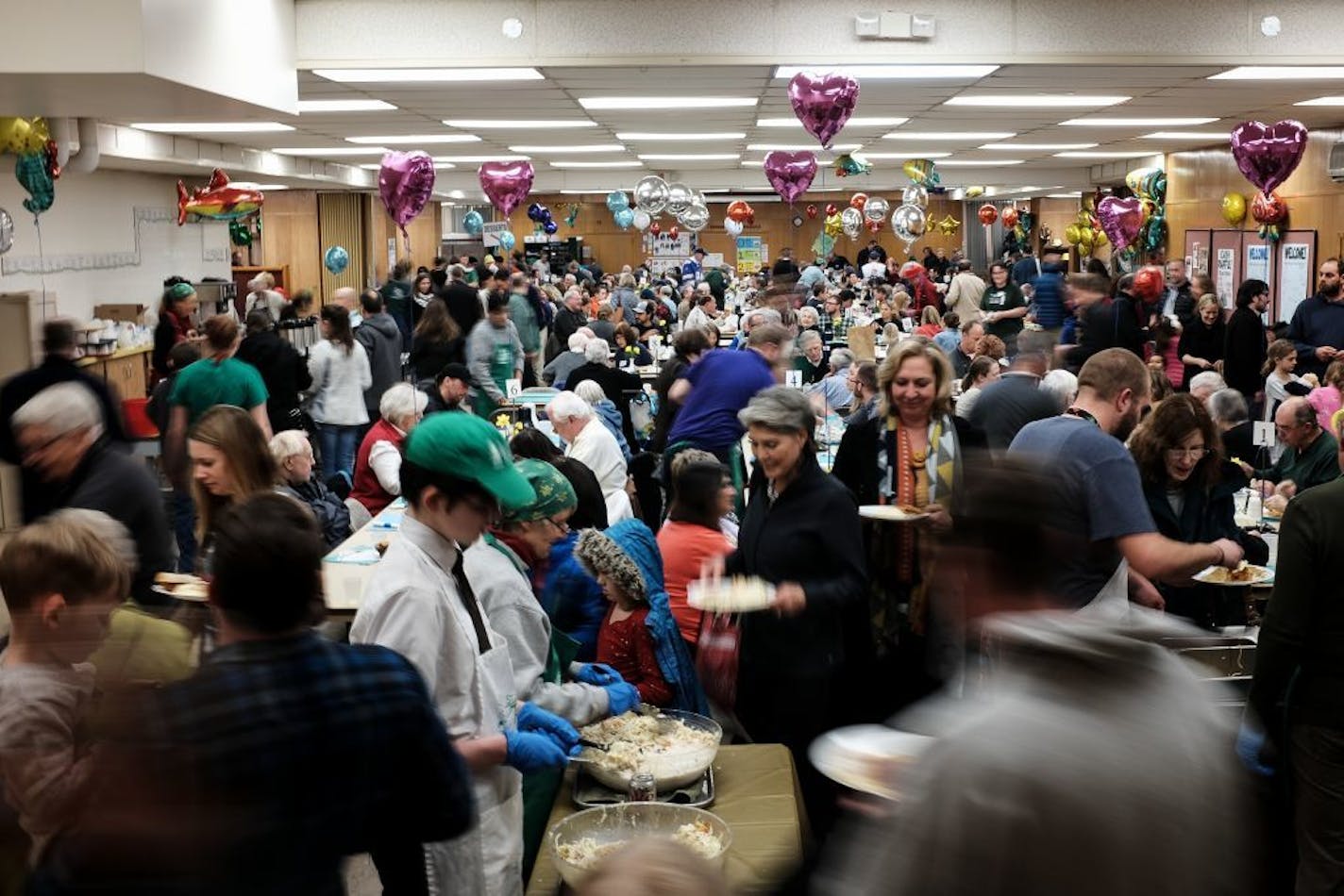 More than 1,000 diners attended St. Albert the Great's fish fry throughout the night Friday.