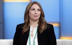 FILE - In this May 24, 2018, file photo, Chair of the Republican National Committee Ronna McDaniel appears on the "Fox & friends" television program i