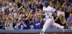 Los Angeles Dodgers' Brian Dozier rounds third after hitting a solo home run during the fifth inning against the Los Angeles Dodgers in a baseball gam