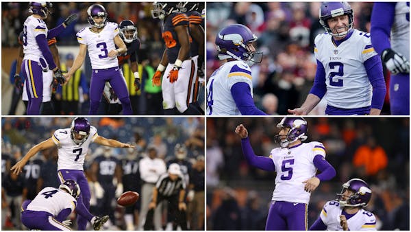 Zimmer's kickers have a history of disappointing the Vikings