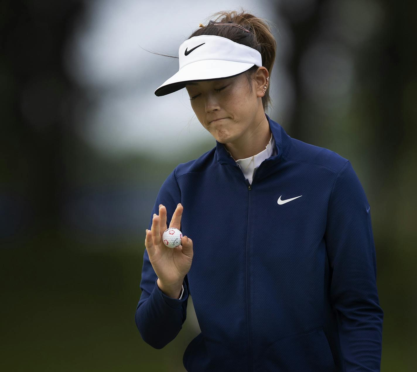 Michele Wee wave to the gallery on 15 during the second round of the KPMG Women's PGA Championship at Hazeltine National Golf Club Friday June 21 2019 in Chaska, MN.] Jerry Holt &#x2022; Jerry.holt@startribune.com