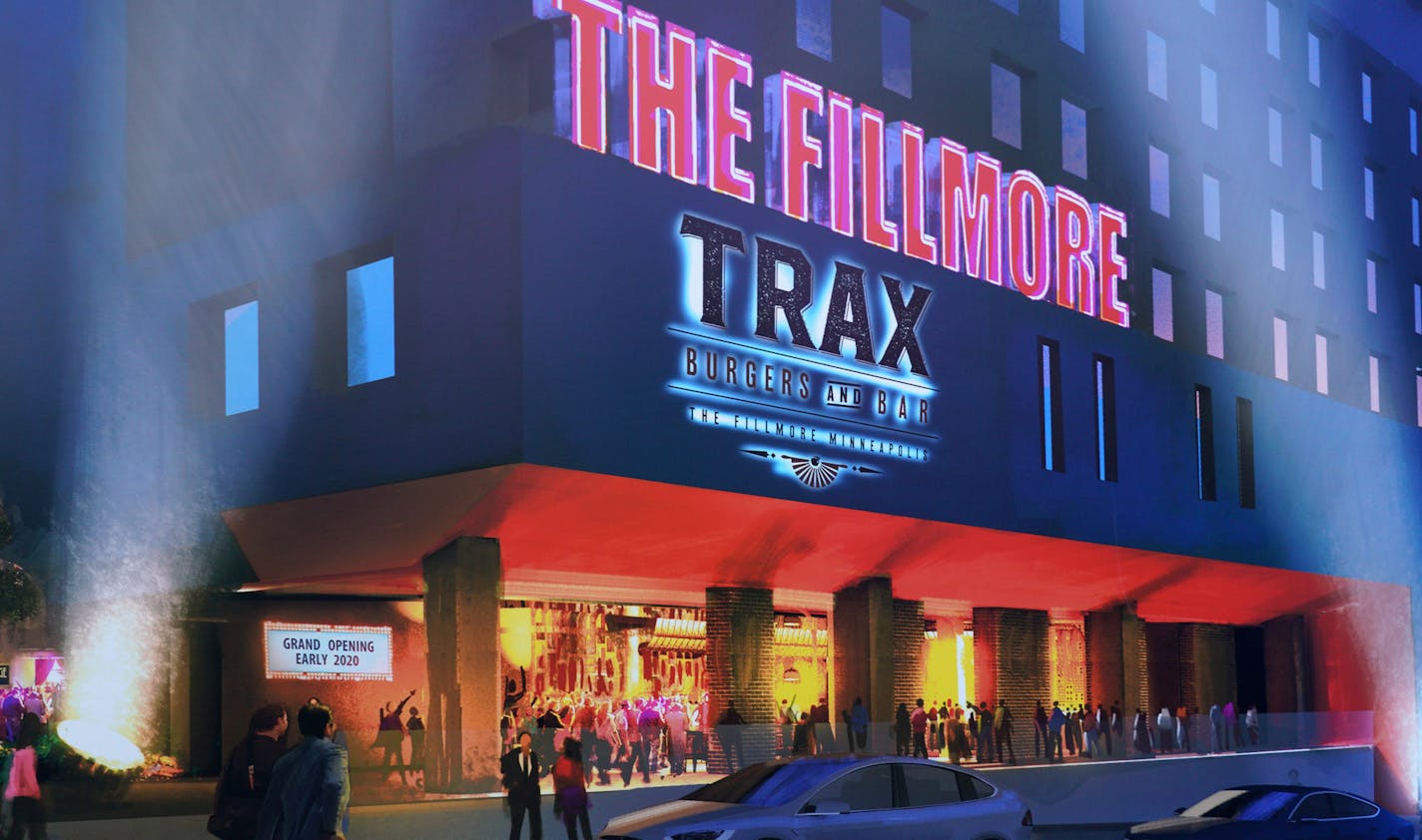 A rendering of the Fillmore Minneapolis, the Live Nation-owned concert venue near Target Field that opens in February.