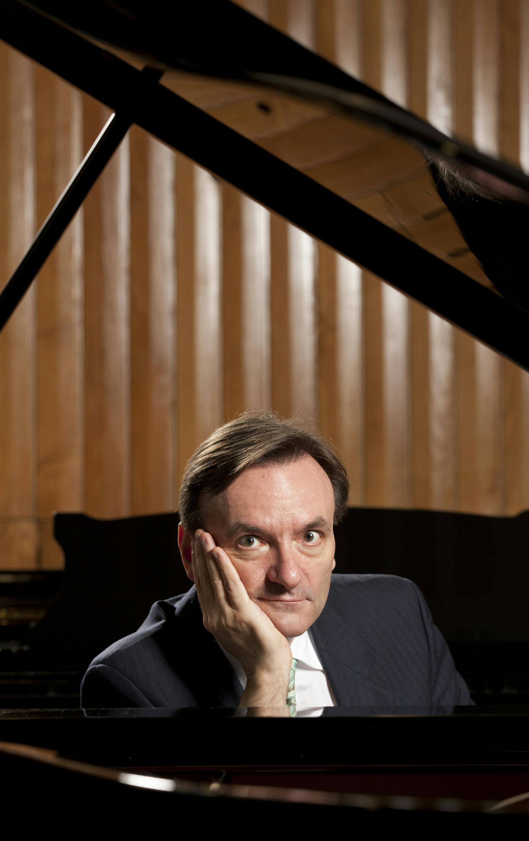 Pianist Stephen Hough, picture taken at the Royal Festival Hall. Picture date 17/05/2011